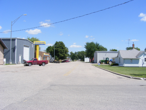 Street scene, Nassau Minnesota, 2014