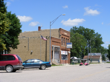 Street scene, Nassau Minnesota, 2014