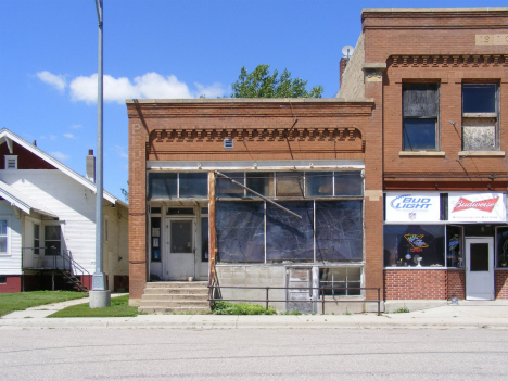 Vacant storefront, Nassau Minnesota, 2014