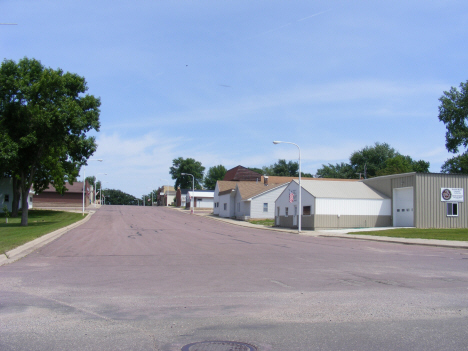 Street scene, Storden Minnesota, 2014