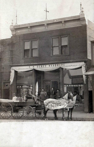 C. P. Sebey Hardware, Echo Minnesota, 1910's