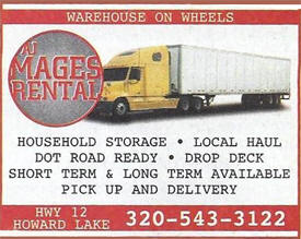 Mages Rental, Howard Lake Minnesota