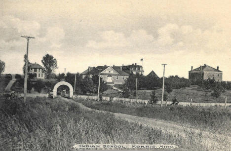 Indian School, Morris Minnesota, 1908