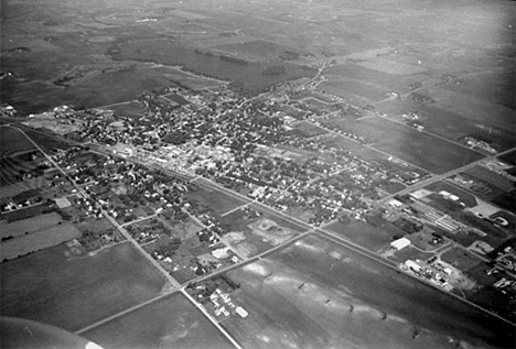 Aerial view, Mountain Lake Minnesota, 1983