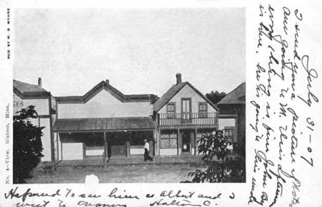 Street scene, Watson Minnesota, 1906