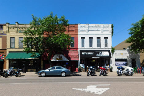 Street scene, Little Falls Minnesota, 2020