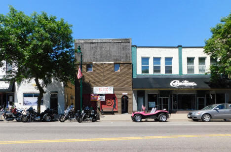 Street scene, Little Falls Minnesota, 2020