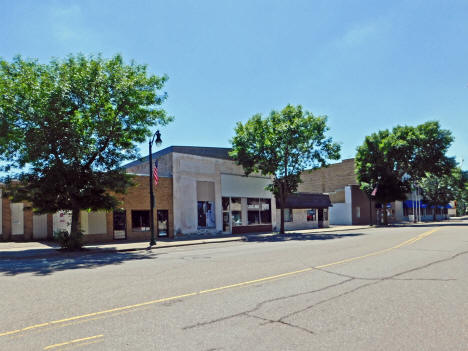 Street scene, Little Falls Minnesota, 2020