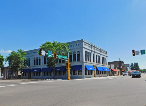 Street scene, Little Falls Minnesota, 2020