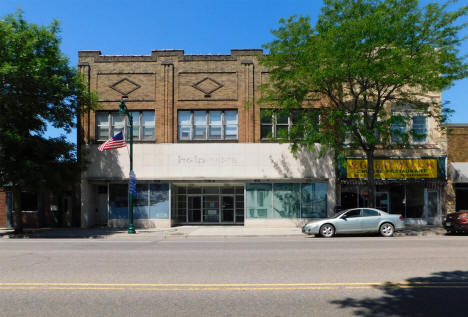 Street scene, Little Falls Minnesota, 2020