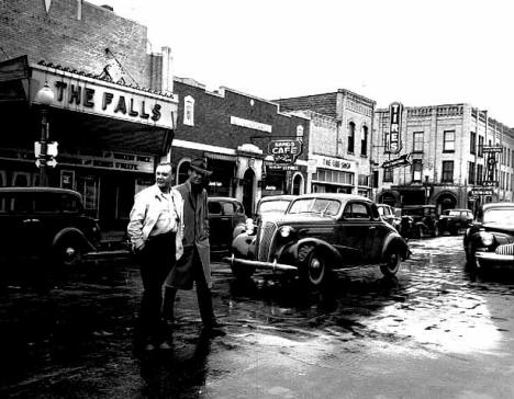 Street scene, Little Falls Minnesota, 1946