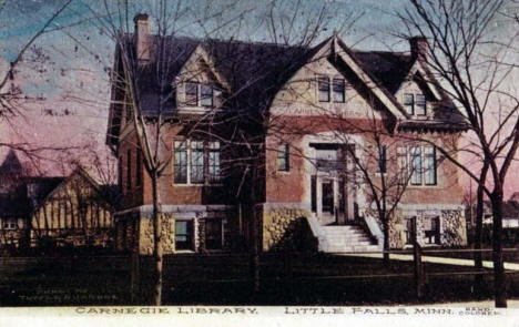 Carnegie Library, Little Falls Minnesota, 1909