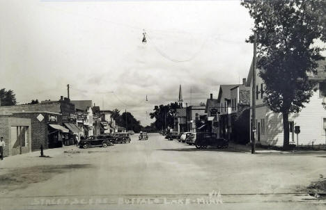 Street scene, Buffalo Lake, Minnesota, 1940s