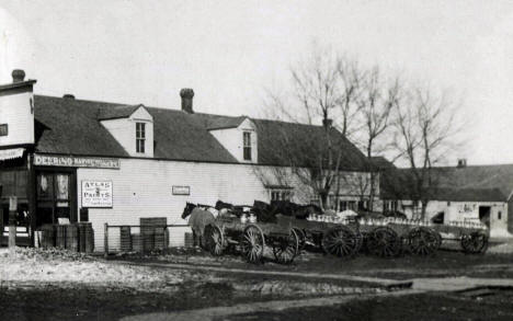 Street scene, Courtland, Minnesota, 1910s