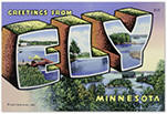 Greetings from Ely Minnesota Archival Matte Paper Poster