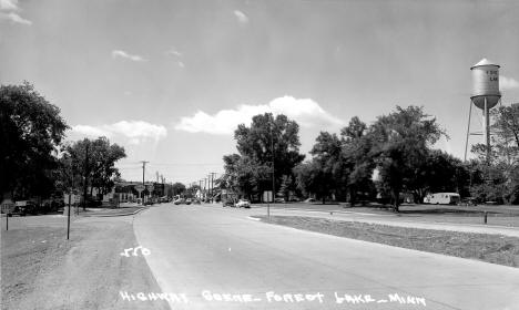 Highway 61, Forest Lake, Minnesota, 1940s