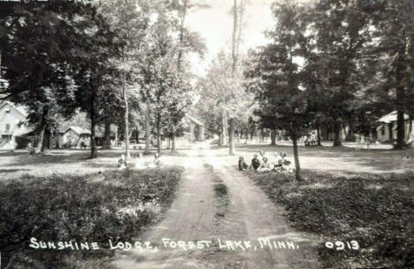 Sunshine Lodge, Forest Lake, Minnesota, 1940s