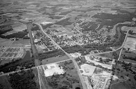 Aerial view, Rockford, Minnesota, 1974