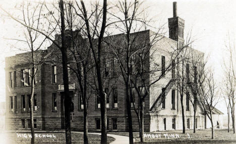 High School, Amboy, Minnesota, 1920