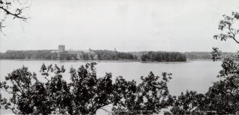 Nazareth Hall Prepatory Seminary on the shores of Lake Johanna in present day Arden Hills, Minnesota, 1924