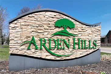 Arden Hills Minnesota sign