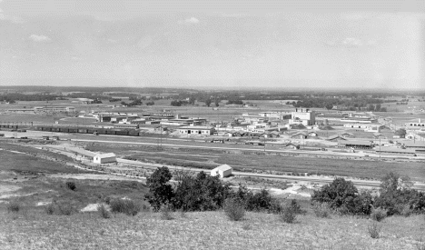 View of Twin Cities Ordnance Plant in present day Arden Hills, Minnesota, c1945