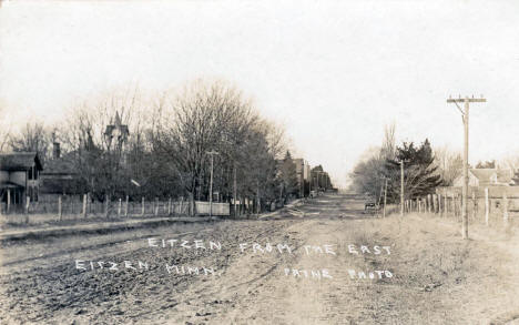 Eitzen from the east, Eitzen Minnesota, 1910