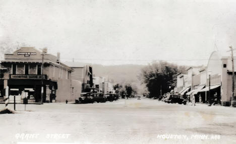 Grant Street, Houston Minnesota, 1929