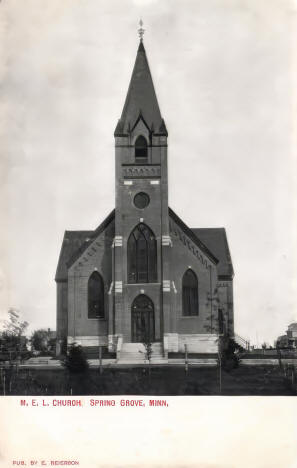 Methodist Episcopal Church, Spring Grove Minnesota, 1905