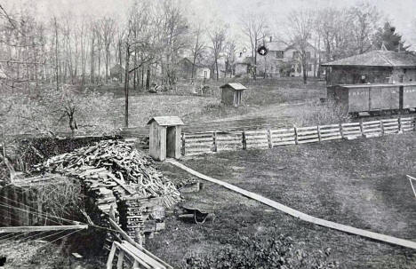 Railroad and Depot, Spring Grove Minnesota, 1910s