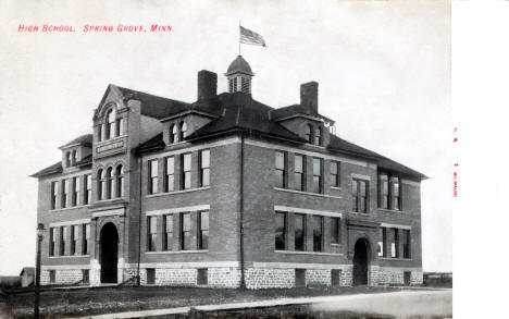 Public School, Spring Grove Minnesota, 1907