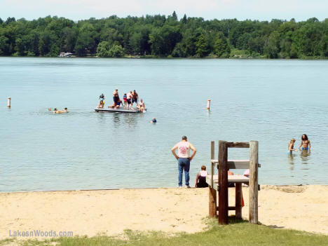 Beach on Eleventh Crow Wing Lake, Akeley, Minnesota, 2003