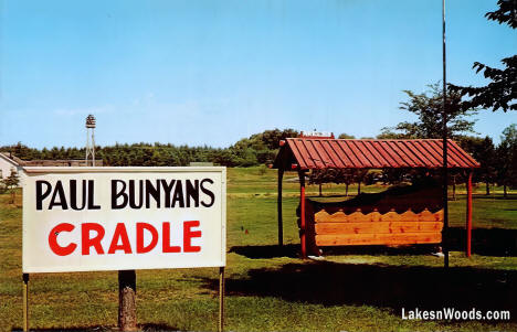 Paul Bunyan's Cradle, Akeley Minnesota, 1957