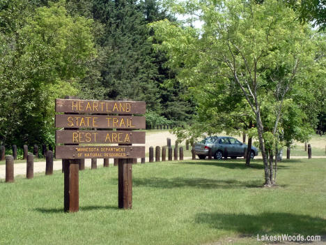 Heartland Trail Rest Area, Akeley, Minnesota, 2003