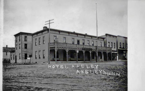 Hotel Akeley, Akeley Minnesota, 1908