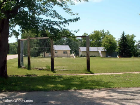 Ball field and playground, Akeley, Minnesota, 2003