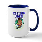 Ice Fishing Junkie Mugs