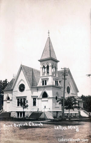 First Baptist Church, LeRoy, Minnesota, 1909