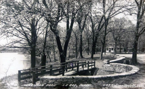 Wildwood Park, Le Roy Minnesota, 1940s