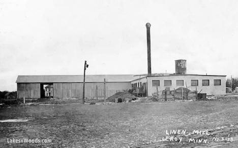 Linen Mill, Le Roy Minnesota, 1920s