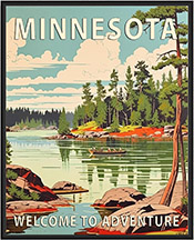 Minnesota Art Print