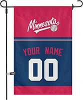 Minnesota Twins Personalized Garden Flags