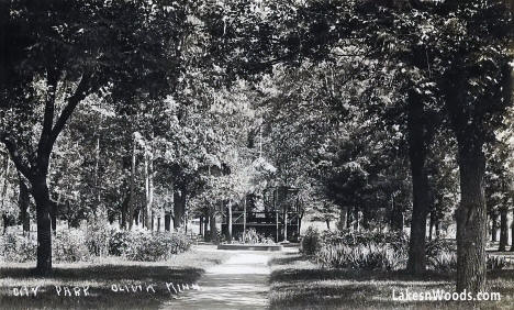 City Park, Olivia Minnesota, 1917