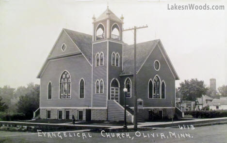 Evangelical Church, Olivia Minnesota, 1940s