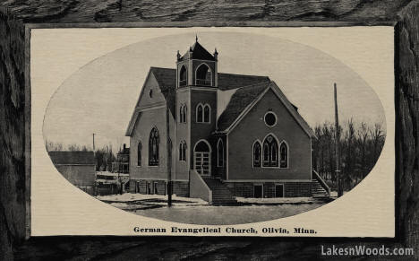 German Evangelical Church, Olivia Minnesota, 1910s