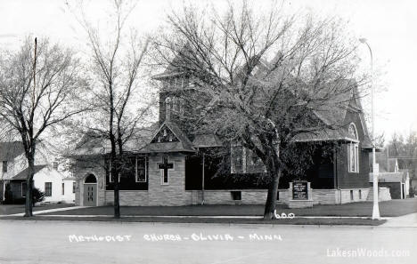 Methodist Church, Olivia Minnesota, 1960