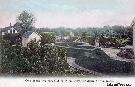 H. P. Nelson residence, Olivia Minnesota, 1910s