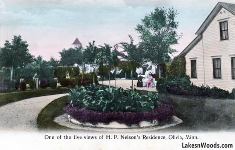 H. P. Nelson residence, Olivia Minnesota, 1910s