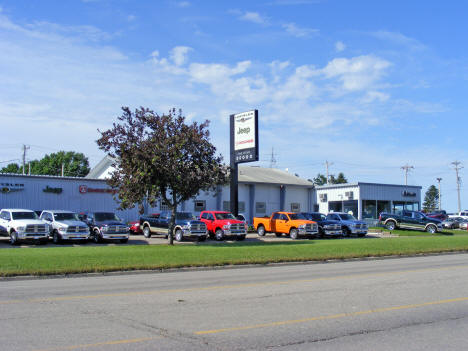Car dealership, Olivia, Minnesota, 2011