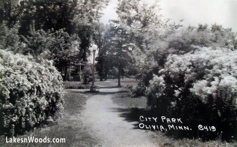 City Park, Olivia Minnesota, 1940s